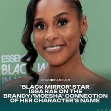 A portrait of actress Issa Rae.