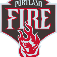 Sports logos featuring stylized flames.