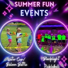 People throwing snowballs and water balloons