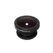 A camera fitted with a fisheye lens