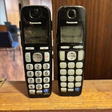 An older device displayed beside a newer version of the same device.