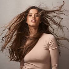 A portrait of a woman.