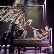 A stage production of the play Angels in America