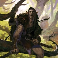 A fantasy orc depicted as a menacing humanoid creature