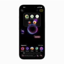 An Apple smartphone displaying the iOS interface