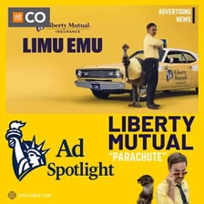 An emu featured in a Liberty Mutual insurance advertisement