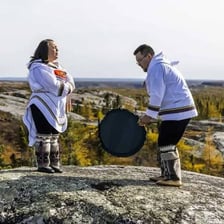 Inuit people in Nunavik, northern Quebec