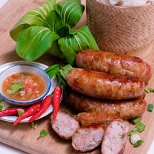 Sai kok, a Lao fermented pork sausage