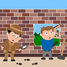 An illustration of an accomplice assisting during a robbery.