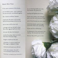 A poetry book or page associated with Sierra DeMulder’s poem “Today Means Amen.”