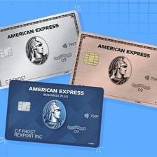 An American Express credit card.