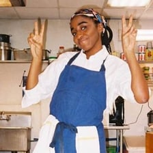 Sydney Adamu, the chef character Syd from The Bear
