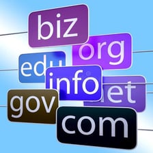 A web address ending in the educational domain suffix .edu.