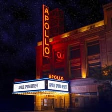 The Apollo Theater marquee in Harlem