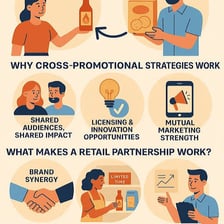 Two brands or campaigns being promoted together.