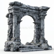 Weathered stone ruins illustrating something ancient or old.