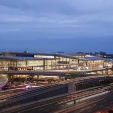 The terminal area of LaGuardia Airport