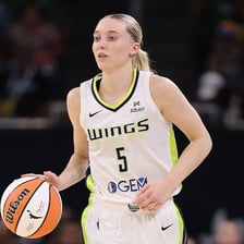 Paige Bueckers playing professional basketball