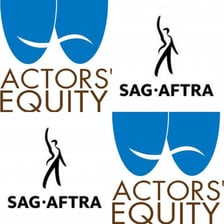 The SAG-AFTRA performers' union logo.