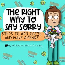 A person apologizes to someone after a disagreement.