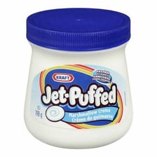 A jar of Marshmallow Fluff marshmallow spread