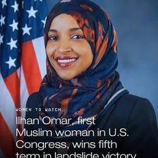 An official portrait of U.S. Representative Ilhan Omar