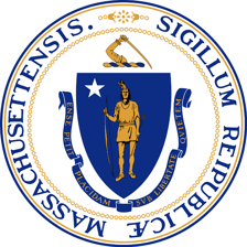 A state seal displaying a motto.