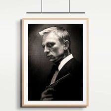Daniel Craig portraying James Bond