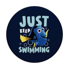 Dory swimming in a scene from Finding Nemo