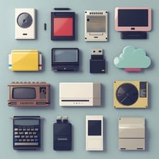Older technology that has been replaced by modern devices