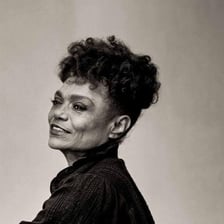 A portrait of singer and actress Eartha Kitt