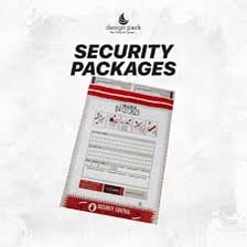 A sealed package shown whole and without visible damage