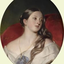 A formal portrait of Queen Victoria