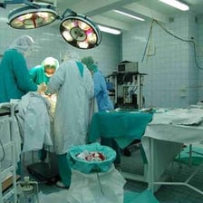 A modern hospital operating room