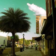 A view of downtown Ocala, Florida.