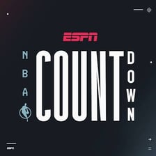 ESPN branding associated with NBA Countdown