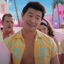 Simu Liu portraying Ken in the film Barbie.