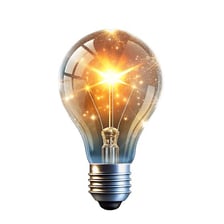 A light bulb symbolizing an idea
