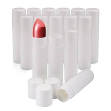 Several small containers of lip balm.