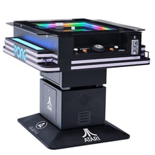 An Atari Pong arcade cabinet.