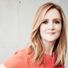 Portrait of comedian Samantha Bee