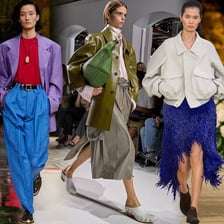 Display of clothing representing different fashion styles