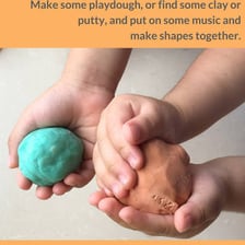 Hands shape a piece of clay into a form.