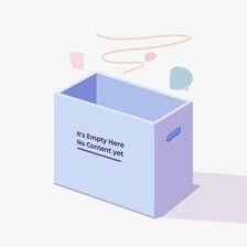 An empty box symbolizing the absence of anything