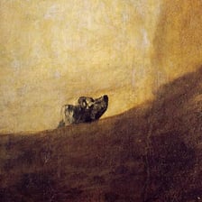 Francisco Goya’s painting known as “El perro”