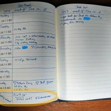 A written list that continues beyond the items shown.