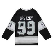 A hockey jersey displaying Wayne Gretzky’s famous number 99.