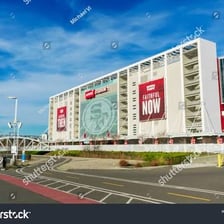 Exterior view of Levi’s Stadium in Santa Clara, California