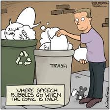 A comic-style speech bubble showing the disapproving interjection “tsk.”