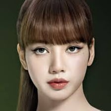 Lisa of Blackpink in a portrait photograph.